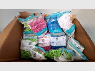 Assorted Colored Easter Basket Shred Filler