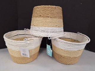 3 new Wire Easter baskets, 7 x 10