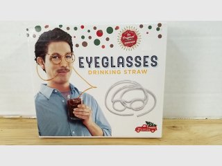 New Eyeglasses Drinking Straw