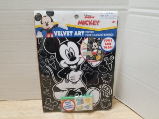 New Mickey velvet art set 