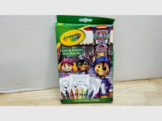New Paw Patrol Crayola Color & Activity Mini Box Set