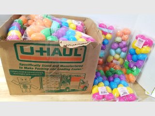 Plastic Treat Eggs Lot