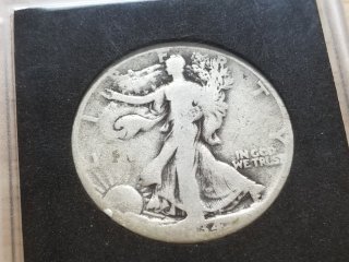 1934 silver walking Liberty half dollar 