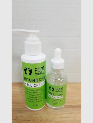 Foot Miracle Heel Cream & Callus Serum Set