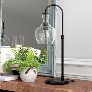 New metal table lamp, 17x12x10