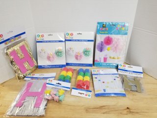 New birthday party items