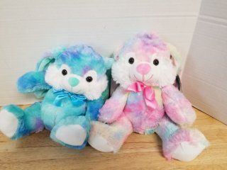 New plush rabbits each approx 12 inch tall 