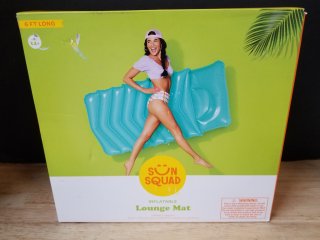 New inflatable lounge mat, 6 ft