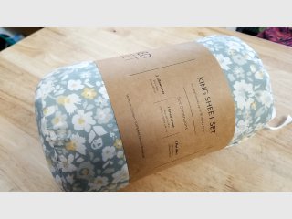 New King Floral Sheet Set