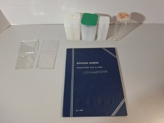 Coin holders and Buffalo Nickel folder