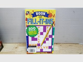 New Fill-Ins Puzzle Book 300 Great Puzzles