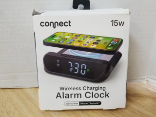 Wireless charging alarm clock 