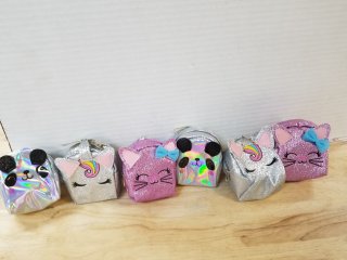 New small purses each approx 4 by 4 inch 