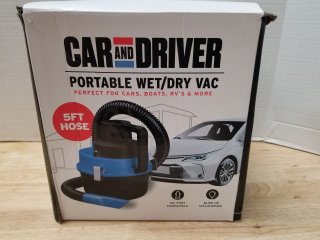 Portable wet/dry vac, appears to have never been used 