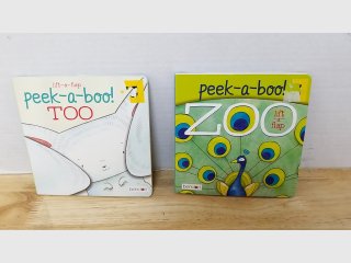 Lift-the-Flap Peek-a-Boo Too & Zoo Books