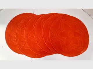 Set of 6 Red Placemats