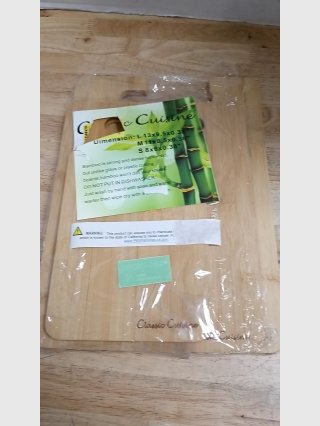 Bamboo Cutting Board, 3 sizes, large board has damaged  handle