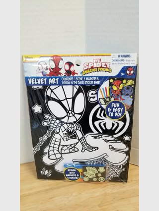 Marvel Spidey Velvet Art Kit