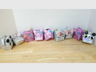 Unicorn & Animal Glitter Pouches Lot