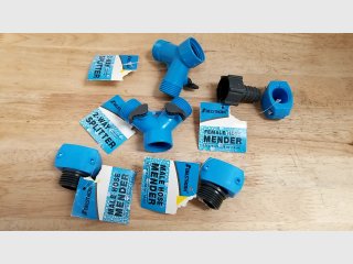 Blue Hose Repair Fittings & Splitter