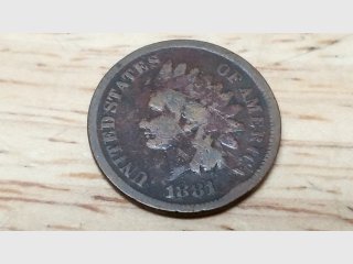 1881 Indian Head Cent