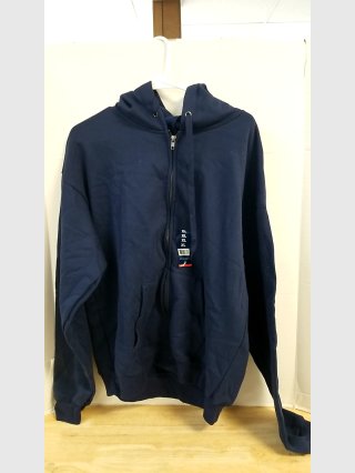 Navy XL Zip Hoodie mens xl