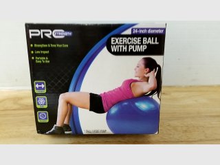 ProStrength 24\" Exercise Ball with Pump