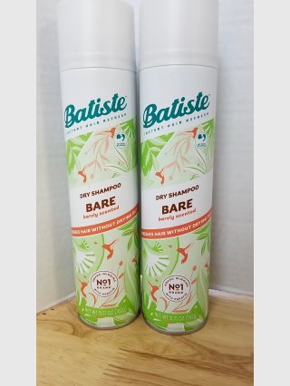 Batiste Bare Dry Shampoo Twin Pack