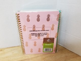 New 4 pack notebooks each approx 8 by 6 inch 
