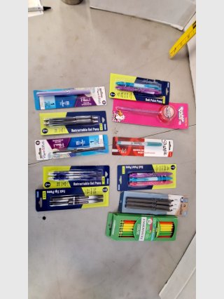 Assorted Pens and Crayons Lot