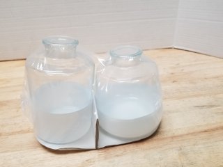 New Dipped Vases tallest approx 6 inch