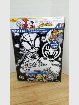 Spider-Man Velvet Art Glow Kit