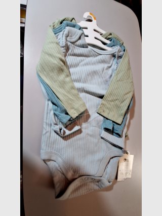 Baby Onesies Set in Blue/Green, size 12 months 