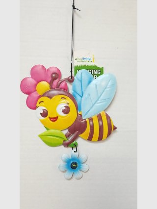 Outdoor Hanging Bee Decoration, 10 inch