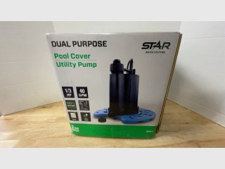 New Star Dual Purpose Pool Cover Utility Pump