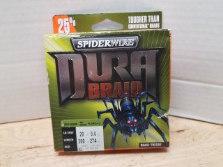 New SpiderWire braided fishing line 