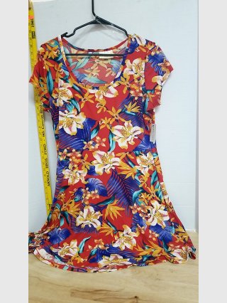 Floral Tropical Print Maxi Dress