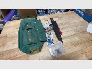 Daniels Tackle Bag w/ Lures & Knife