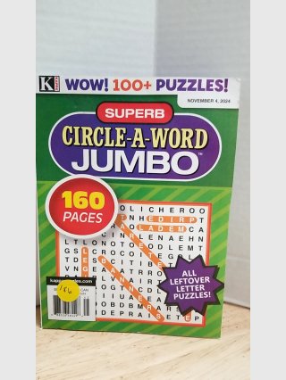 Superb Jumbo Circle-A-Word Puzzle Book