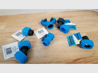 Blue Belstrom Hose Fittings Lot