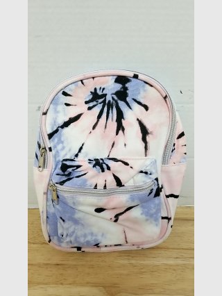 New Tie-Dye Pink Mini Backpack
