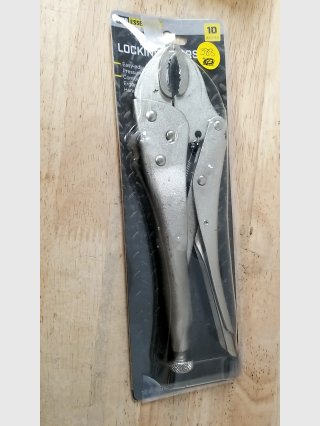 10\" Locking Pliers in Package