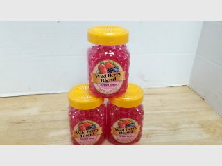 New Wild Berry Scented Bath Beads 3 Jars