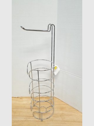 Chrome Toilet Paper Holder Stand