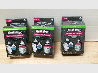 Fresh Drop Bathroom Odor Preventer 2-Packs