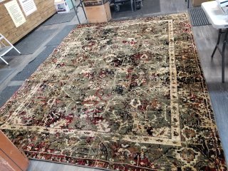 New very large area rug, 12 foot by 9 foot