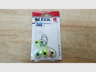 New Pro Sleek UV Bright Jig Lures 10pcs