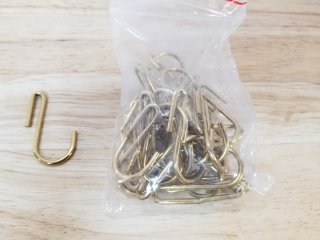 S shaped hooks, 2 inch