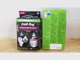 Fresh Drop Bathroom Odor Preventer 2-Pack
