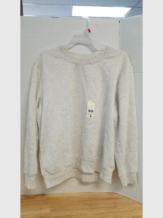 Ladies XL Gray Hoodless Sweatshirt